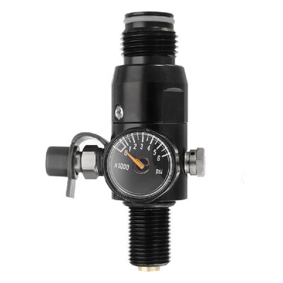 

58"-18UNF Thread Paintball Valve Regulator 4500psi HPA Air Container Output 1800psi