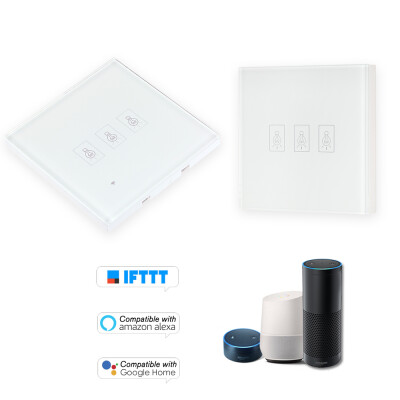 

SONOFF EU Smart WiFi Wall Light Touch Switch Wireless 3 Gang TouchWiFi433MHz RFAPP Remote Control Timing Function Compatible wi