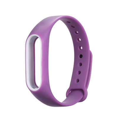 

Double Color Replacement Wrist Strap for Miband 2 Xiaomi Mi Band 2 Waterproof Elastic Wristband