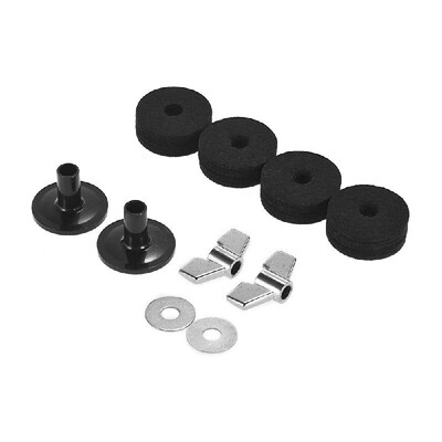 

Pack of 10 PCS Drumset Kit Accessories Cymbal Stand Felts Hi-Hat Clutch Felts Hi Hat Cup Felts Cymbal Wing Nuts Cymbal Sleeves and