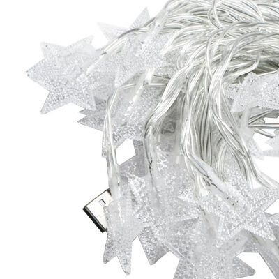 

UpperX NEW 2M 20LED USB Five-Pointed Star Light String Strip Lamp Wedding Party Decor