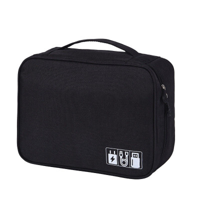 

Electronics Accessories Organizer Travel Storage Hand Bag Cable USB Drive Case
