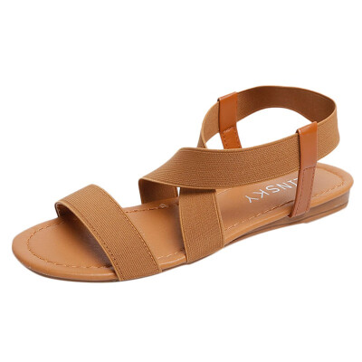 

women sandals 2019 hot fashion Women Summer Beach Roman Sandal ladies Open Toe flat sandal Casual female shoes