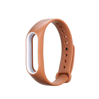 

Double Color Replacement Wrist Strap for Miband 2 Xiaomi Mi Band 2 Waterproof Elastic Wristband
