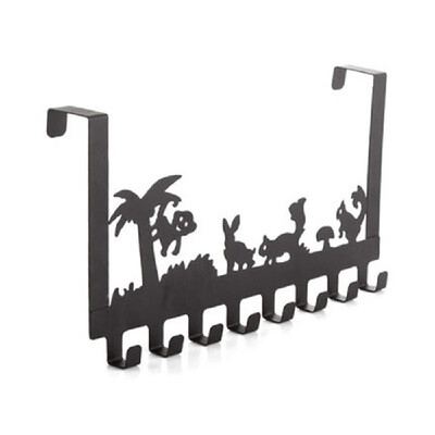

Strong Iron Seamless Nail-free Hook Bathroom Transparent Wall Glue Sticky Magic Door Stainless Steel Hook Creative Cartoon Hook Co