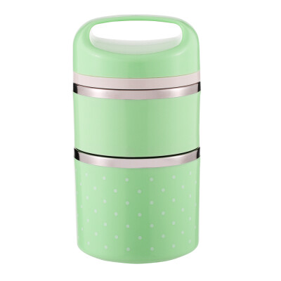 

1080ml 2-Layer Good Quality Stainless Steel Thermal Lunch Box Practical Handy Insulation Lunch Box Multifunctional Heat & Cold Pre