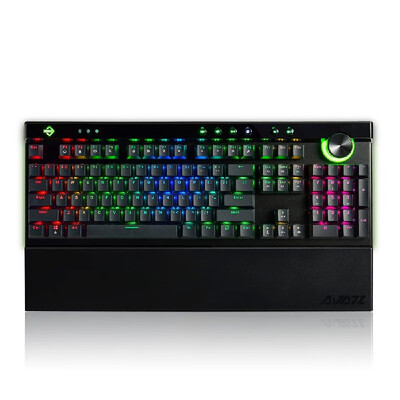 

Ajazz AK45 111 Keys RGB Mechanical Keyboard Box Black Blue Brown Red Switches Ergonomic Arc With Dual-mode Knob And Wrist Re