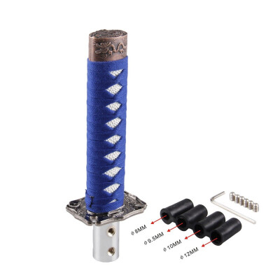 

Universal Gear Shift Knob Shifter Katana Metal BlackRed 15cm Samurai Sword