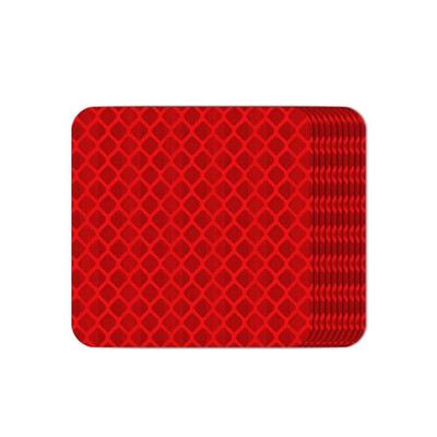 

10Pcs 5X5cm Safety Reflective Warning Strip Tape Car Bumper Reflective Strips Secure Reflector Stickers Decals Car Styling