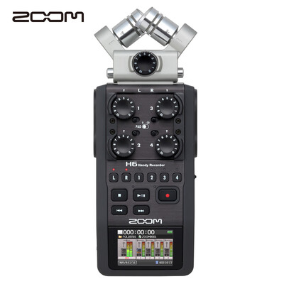 

Japan ZOOM H6 Black Digital Recorder Recorder Microphone Professional Noise Reduction Shooting Stereo Portable Recording Equipment Musical Instrument Learning Business Interview
