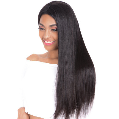 

BOWIN Peruvian Virgin Hair Full Lace Human Hair Straight Wigs with Pre-plucked Hairline 180 Density in Natural Color