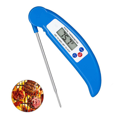 

Digital Meat Cooking Thermometer Instant Read with Food Safe Probe for Grill Kitchen Bbq Smoker Oven Oil Mi