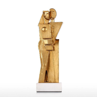 

Hug Abstract Statue Eternal Love Hug Statue Embrace Modern Art Home Office Bookshelf Desktop Decor Bronze-colored