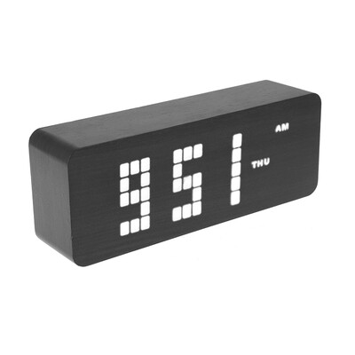 

Wooden LED Digital Alarm Clock