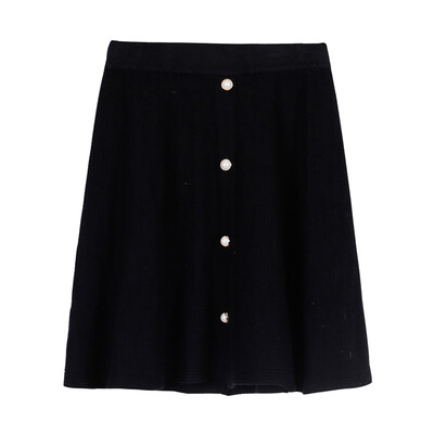 

2018 new winter Tall waist thin knitting female skirts