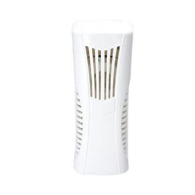 

Pure White Fan Type Essential Oil Fragrance Machine Wall-mounted Tabletop Dual Purpose Automatic Air Freshener with Light Sensor a
