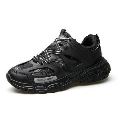 

Yichi EGCHI casual mens platform outdoor sports shoes male 28003 black 39