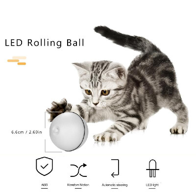

Cat Toy Rolling Ball LED Red Light Motion Activated Ball Pet Interactive Toy
