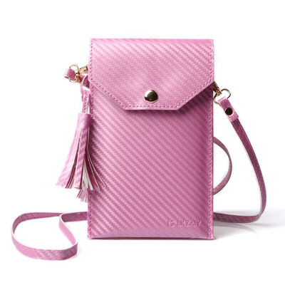 

Cell Phone Purse PU Leather Cross body Bag Touch Screen Phone Wallet Bags Fits Phones 62 Inch&Below