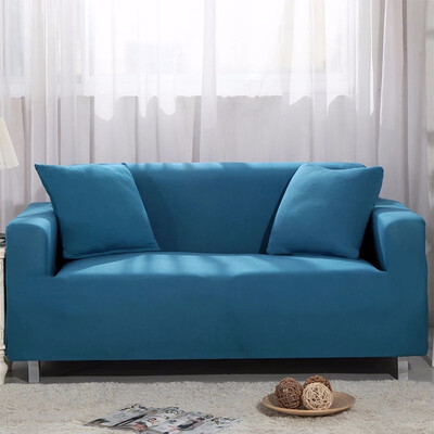 

Sofa Cover All-inclusive Universal Cover Lake Blue Thick Non-slip Four Seasons Elastic Sofa Cover