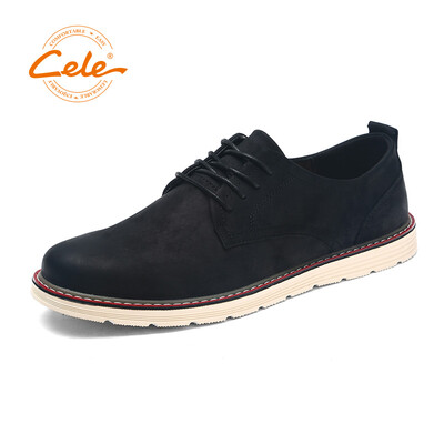 

Celebrity CELE two-layer leather strap slip mens fashion business casual shoes black 40 yards M9A1B18011