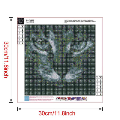 

DIY Diamond Painting embroidery cross stitch Tiger Animal home decor Rhinestone mosaic needlework Canvas size 3030 full diamond