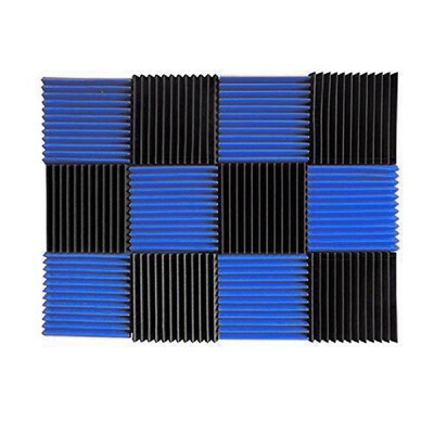 

Recording Studio Soundproof Wedge Foam Video Room Sound Noise Insulation Sponge Wall Deadening