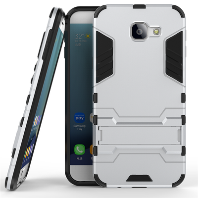 

Goowiiz Phone Case For Samsung Galaxy A320 A3A520 A5A720 A7 2017 Armor PC TPU Silicone Hard Bracket Double Protection