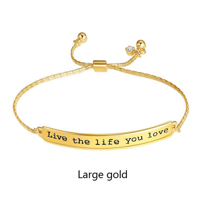 

NeillieN Letter bracelet lady bracelet creative elastic bracelet European&American style jewelrycreative jewelry 5pcs