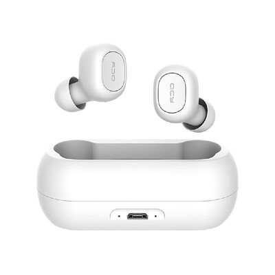 

QCY T1C Bluetooth 50 TWS Earbuds True Wireless Headphones with Dual Mic In-ear Stereo Earphones Twins Sports Headset Charging Box