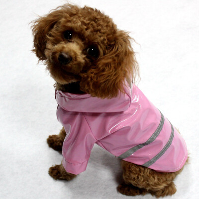 

Summer Outdoor Puppy Pet Rain Coat -XL Waterproof Jackets hooded raincoat PU reflective pet Raincoat for Dogs Cats Apparel Clothe