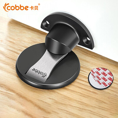 

Kabe Cobbe door suction free punch door suction wall suction door touch punch hole black