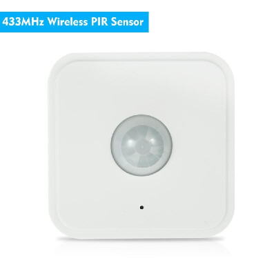 

433MHz Wireless PIR Sensor Passive Infrared Detector for Alarm Security System