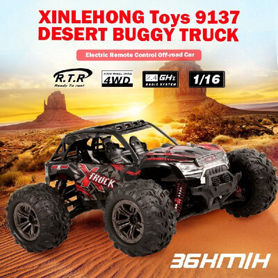 

XINLEHONG TOYS 9137 116 RTR RC Car Desert Buggy Truck 24GHz 4WD 36kmh High Speed