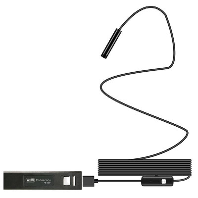 

WIFI Endoscope Camera HD 720P Mini Waterproof Soft Cable 10 Megapixels Inspection Camera 55mm 30M 6 LED USB Endoscope Borescope