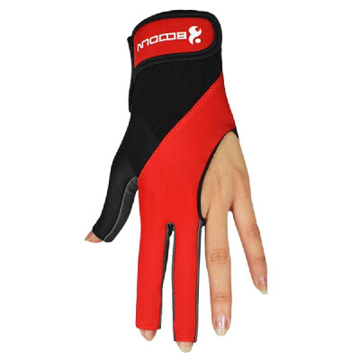 

1 PCS Pool Cue Gloves Billiard Three Cut Gloves Left Hands Gloves Billiard Accessories