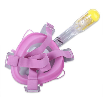 

RKD Scuba Diving Training Anti Fog Detachable Dry Snorkeling Full Face Mask Set for GoPro Camera