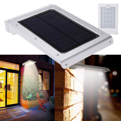 

Solar Powered Bright 25LED Light Human Body Motion Sensor Water-resistant Environmental-friendly for Pathway Outdoor Stair Step Ga