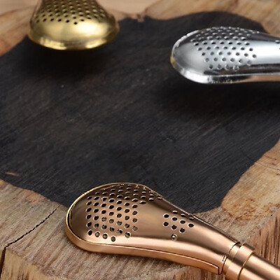 

304 Stainless Steel Straw Spoon Strainer Filter Shaker Mixing Tea Coffee Party Kitchen Wedding Gift Teaware