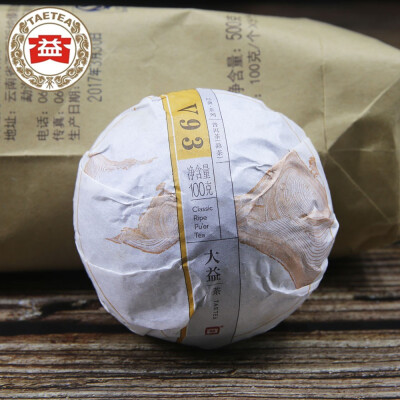 

TAETEA Yunnan Puer Tuo Tea 2017 V93 Shu Puer Tuocha 100g