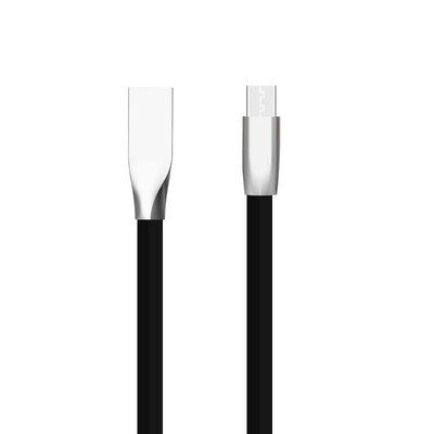 

Hot Sell Metal Head 3D USB Charge Flat Cable Micro Type c Data Cable For IphoneAndriod