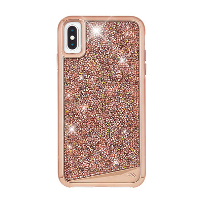 

CASE-MATE Apple iPhone XS Max 65-inch mobile phone case fashion luxury diamond crystal pearl protector rose gold