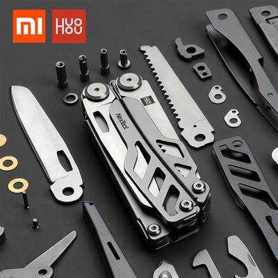 

Xiaomi Mijia Huohou Multi-function Knife 15 Functions Folding Knife Bottle Opener Screwdriver Pliers