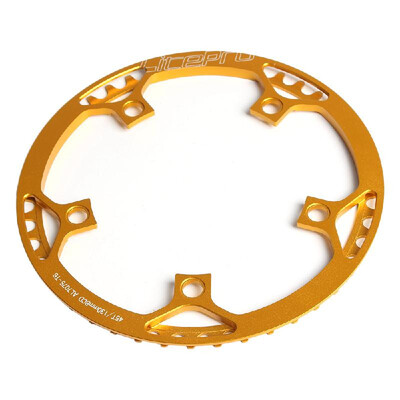 

Bike Bicycle Chainring Folding Bike Single Crank Ring Round Chain Ring BCD 130MM 5 Bolts Chainring 53T 45T
