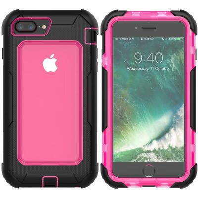 

MOONCASE Apple iPhone 6 Plus6s Plus Sliding Grieff Mobile Shell Series - Black Rose