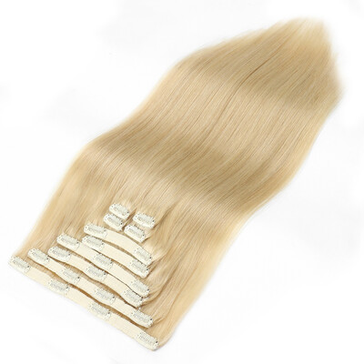 

BHF Hair Clip In Human Hair Extensions Straight Full Head Set 7pcs 120g Machine Made Remy Hair Clip Ins human hair 4 120g
