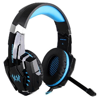

KOTION EACH G9000 35mm Gaming Headphone Game Headset Noise Cancellation Earphone with Mic LED Light Black-red for PS4 Laptop Tab
