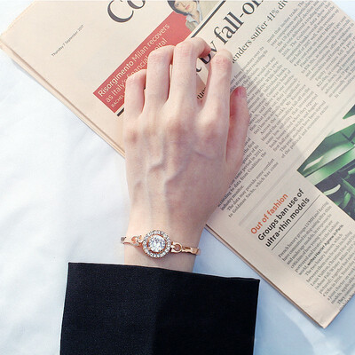 

NeillieN Delicate super-amphibole zircon bracelet female drill bracelet alloy bracelet Adjustable Bracelethand chain