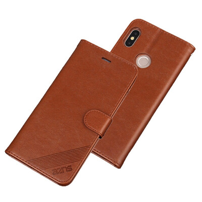 

MOONCASE Millet Red Rice Note 5 Red Rice 5 Plus Yazun Shi TPU Wallet - Brown