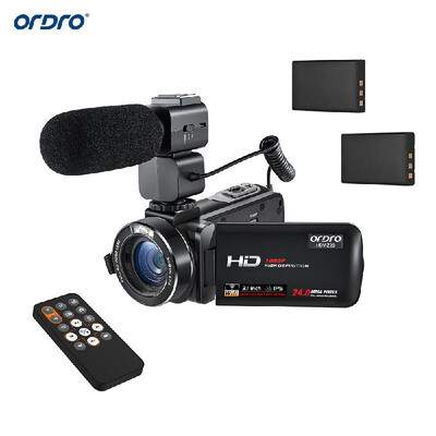 

ORDRO HDV-Z20 1080P Full HD 24MP WiFi Digital Video Camera Camcorder 31 Inch Rotatable IPS Touchscreen 16X Digital Zoom Supports